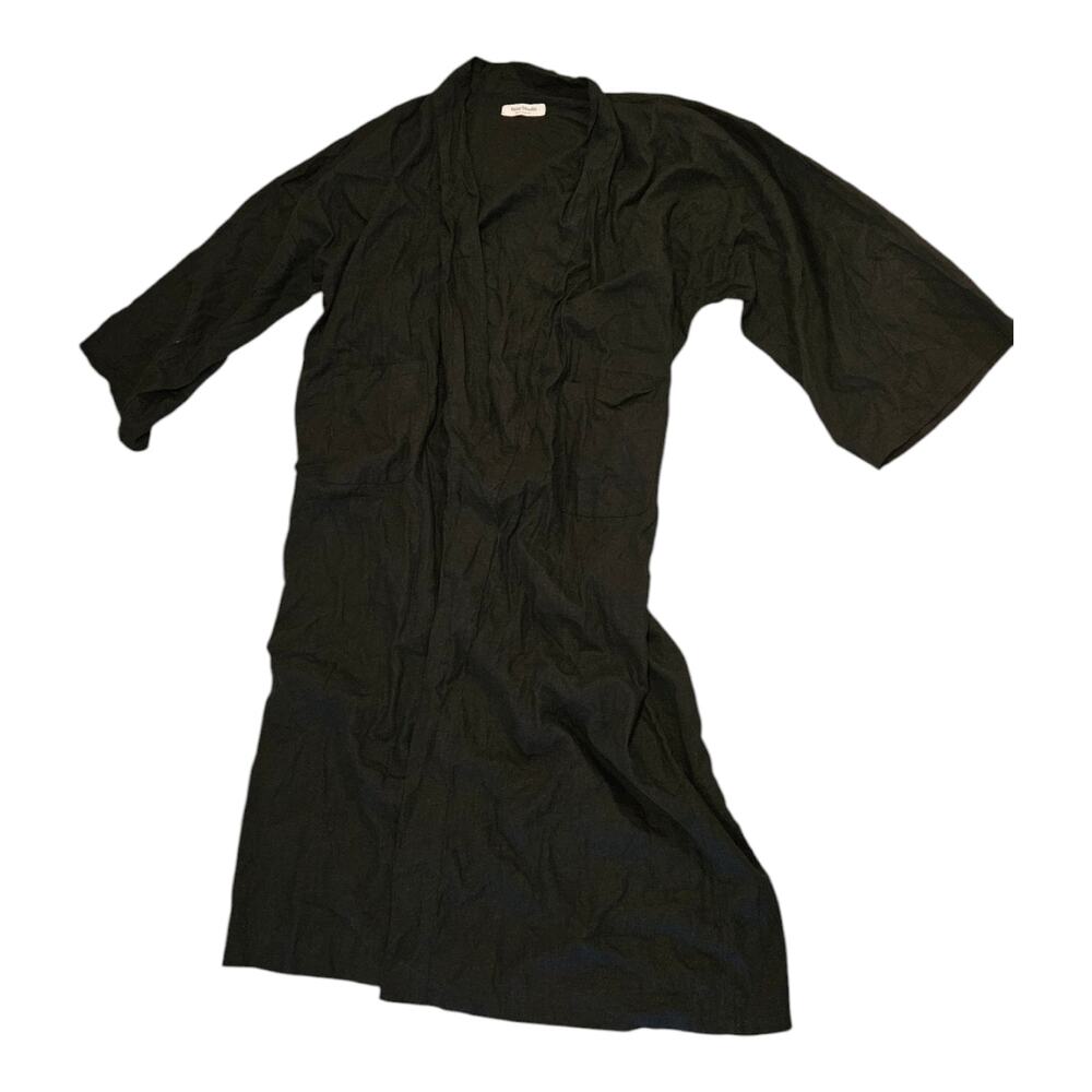 Neza Studio Medium Black Open Long Cardigan